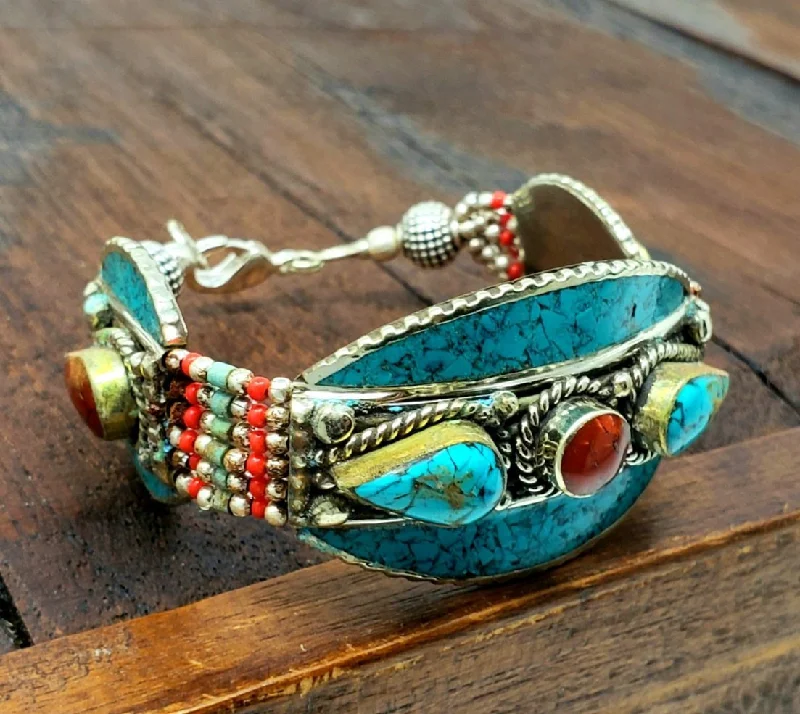 Tibetan Jinpa Turquoise Bracelet