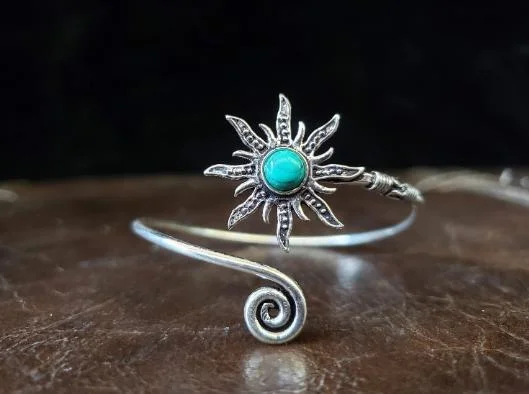 Turquoise Sunburst Bracelet